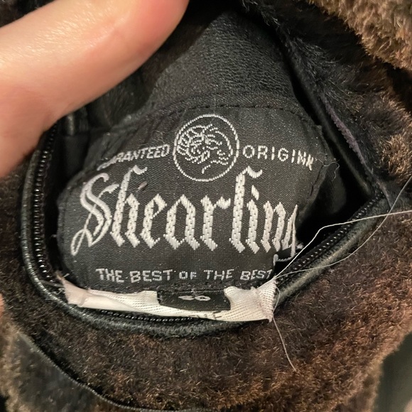 Shearling men’s winter jacket - Picture 3 of 8